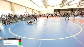 73-M lbs Semifinal - Travis Butenewicz, Pride WC vs Vincent Cardella, Savae Wrestling Academy