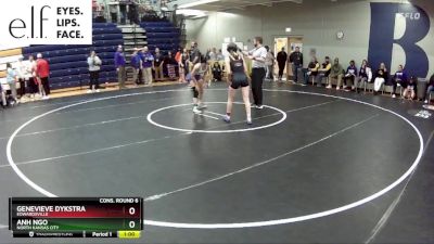 110 lbs. Cons. Round 6 - Anh Ngo, North Kansas City vs Genevieve Dykstra, Edwardsville