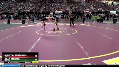 107 lbs Cons. Round 5 - Bella Cornado, McQueen vs Andelynn Stephensen, Juab