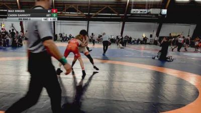 130 lbs Rr Rnd 3 - Max Dinges, M2 vs Caden Garriott, Arete Wrestling Academy