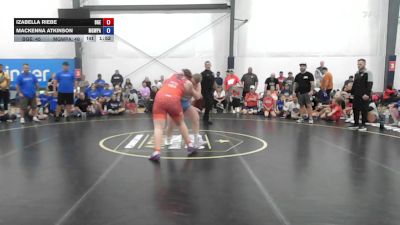 105 lbs Rr Rnd 7 - Izabella Riebe, Badger Girls Elite - W vs MacKenna Atkinson, MGW Monkey Business - W