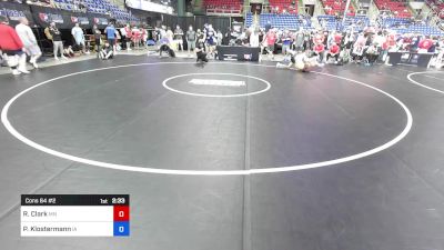 150 lbs Cons 64 #2 - Riley Clark, MN vs Preston Klostermann, IA