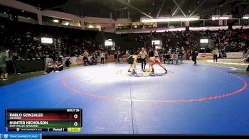 150 lbs Champ. Round 1 - Hunter Nicholson, East Valley (Spokane) vs Pablo Gonzales, Granger