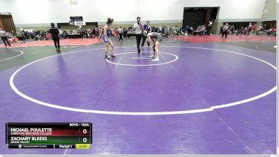 132A Semifinal - Zachary Bleess, Grain Valley vs Michael Poulette, Christian Brothers College