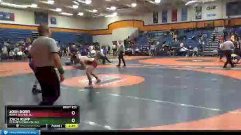 141 lbs Cons. Round 2 - Zach Rupp, Elizabethtown College vs Josh Dorr, North Central (IL)