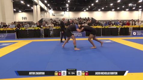Jaden Nicholas Bunton vs Artur Zakaryan 2025 World IBJJF Jiu-Jitsu No-Gi Championship