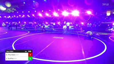 106 lbs Quarterfinal - Dominik Thurston, Unattached vs Jordan Guiffre, Beatrice WC