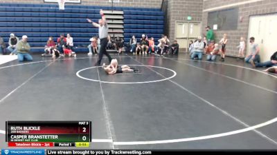 43 lbs Cons. Round 2 - Casper Branstetter, Hi Desert Mat Club vs Ruth Blickle, 208 Badgers