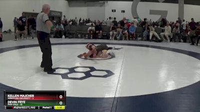 80 lbs Round 3 (6 Team) - Kellen Majcher, Wrestling University vs Devin Frye, PNW Gold