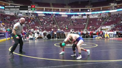 118 lbs First Round - Mackenzie Gappa, Quakertown-G vs Kaila Keesecker, Derry Area-G
