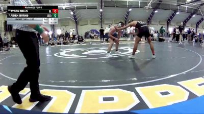 165 lbs Cons. Round 5 - Aiden Burns, John Carroll vs Tyson Mills, West Liberty