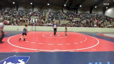 76 lbs Consi Of 8 #1 - Hawk Carter, Georgia vs Michael Franceschini, Slate Wrestling Academy