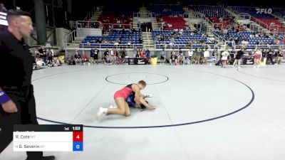 106 lbs Cons 16 #1 - River Cote, MT vs Gabrielle Severin, NY