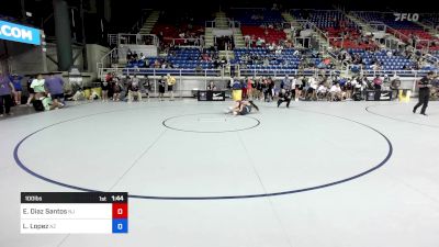 100 lbs Cons 16 #1 - Emelly Diaz Santos, NJ vs Laila Lopez, AZ