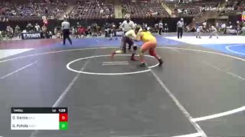 144 lbs Quarterfinal - Osiel Garcia, Delano Diablos vs Gabriel Pyhala, Team Aggression