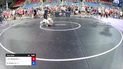 120 lbs Cons 64 #2 - Kaleb Blackner, UT vs Kameron Green Jr., NE