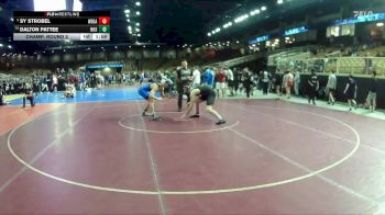165 lbs Champ. Round 2 - Dalton Pattee, Nolensville High School vs Sy Strobel, West-Oak