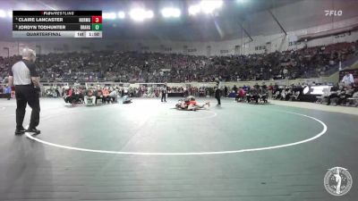G6A-120 lbs Quarterfinal - Jordyn Todhunter, Broken Arrow-Girls vs Claire Lancaster, Norman-Girls