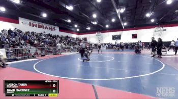 120 lbs Quarterfinal - David Martinez, Servite vs Jaxson Taber, Palm Desert