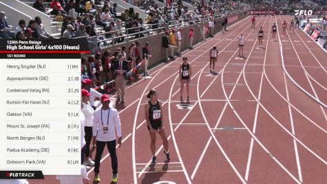 High School Girls' 4x100m Relay, Prelims 1