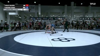 70 kg Cons. Rd Of 64 - Isaac Balden, Gold Rush Wrestling vs George Jones, Minnesota
