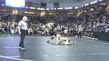 120 lbs Quarterfinal - Simon Bettis, Eddyville-Blakesburg-Fremont vs Atlee Dewitt, Alburnett