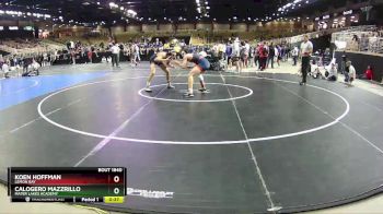 170 lbs Cons. Round 4 - Koen Hoffman, Lemon Bay vs Calogero Mazzrillo, Mater Lakes Academy