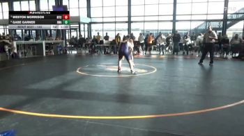 140 lbs Cons. Round 1 - Gabe Garner, Hawkeye Wrestling Academy vs Weston Morrison, McDominate Training Center