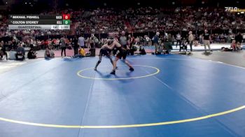 3A 113 lbs Quarterfinal - Colton Storey, Kellogg vs Mikhail Fishell, Nampa Christian