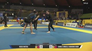 Nicole Matera vs Camille Annaelle Amandine Robin 2026 IBJJF European NoGi