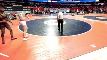 2A 157 lbs Cons. Round 1 - Joe Reif, Jacksonville (H.S.) vs Ty Smart, Rockford (East)