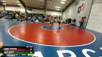 126A 1st Place Match - James Johnson, Laramie vs Noah Irvine, Lander Valley