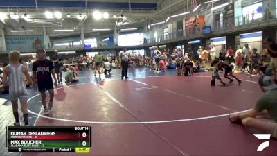 55 lbs Quarters & 1st Wb (16 Team) - Oumar Deslauriers, Morris Fitness vs Max Boucher, Alabama Elite Blue