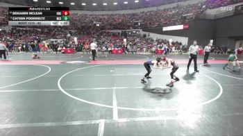 85 lbs Cons. Round 2 - Benjamin McLean, Kimberly Wrestling Club vs Cayden Podeweltz, Mosinee
