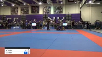 Michael Perez vs Anton Berzin 2018 Pan Jiu-Jitsu IBJJF No Gi Championship