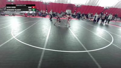 14U True Beginner - 193.2-206.2 Champ. Round 1 - DaMonte Talbert, Westosha Wrestling Club Incorporated vs Noah Hurd, Mount Horeb Area Wrestling