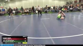 125 lbs Round 3 (6 Team) - Kasey Reed, Montana White vs Dylan Buseman, South Dakota Thunder