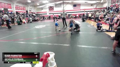 50 lbs Cons. Round 2 - Ryker Rubinstein, Wentzville Wrecking Crew vs Nicholas Rumbaoa, Pirate Powerhouse Wrestling Ac