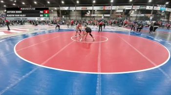 150 lbs Cons. Semi - Kasyn Van Kley, Heartland Wrestling Academy vs Jayden Eder, Poplar Wrestling Club