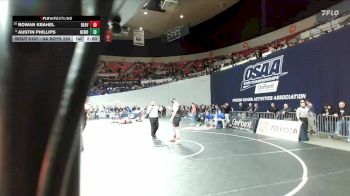6A Boys 285 lbs Champ. Round 1 - Austin Phillips, Newberg Boys vs Rowan Krahel, Beaverton Boys
