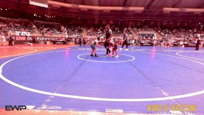 Semifinal - Emma Evans, Bartlesville Wrestling Club vs Addison Ross, East Kansas Eagles