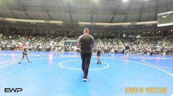 50 lbs Consi Of 8 #1 - Georgia Howell, Henryetta Knights Wrestling Club vs Kylie Nachreiner, Team Nazar