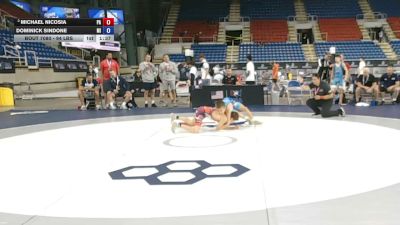 94 lbs 7th Place Match - Michael Nicosia, Pennsylvania vs Dominick Sindone, Michigan