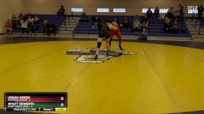 197 lbs Wyatt Rewerts, Embry-Riddle (Ariz.) vs Josiah Green, Southern Oregon