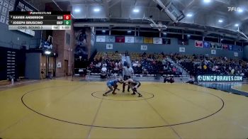 125 lbs Cons. Round 2 - Joseph Bruscino, UNC Pembroke vs Xavier Anderson, Allen