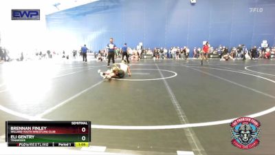 85 lbs Semifinal - Eli Gentry, Tennessee vs Brennan Finley, Willard Youth Wrestling Club