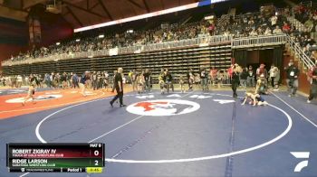 49 lbs Champ. Round 2 - Robert Zigray Iv, Touch Of Gold Wrestling Club vs Ridge Larson, Saratoga Wrestling Club