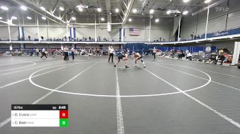 157 lbs Semifinal - Dylan Evans, Unattached-Pittsburgh vs Carter Baer, Binghamton University