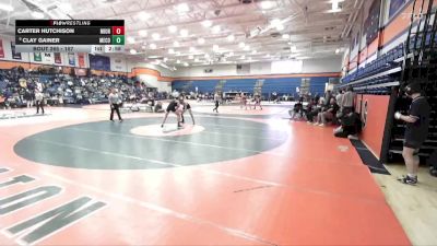 157 lbs Cons. Round 2 - Carter Hutchison, Millikin University vs Clay Gainer, Messiah College