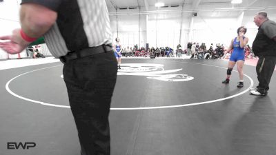 110 lbs Rr Rnd 3 - Marlee Delaney, Newkirk Girls vs Sofee Porter, Stillwater Lady Pioneers JH